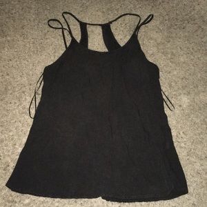 washed out black top